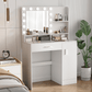 Vanity Desk with Mirror & Lights MV01