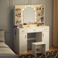 Vanity Desk with Chair, Cabinets & Drawers MV03