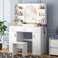 Vanity Desk with Chair, Cabinets & Drawers MV03