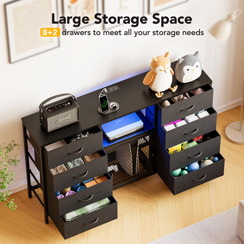 8-Drawer Dresser for 65-inch TVs FD02