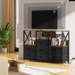 Black Dresser with 7 Drawers FD01