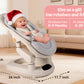 Cozibb Bionic Dual-rail Multi-Motion Baby Rocker with 5 Speeds 10 Melodies Bluetooth Control Ergonomic Seat Design