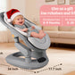Cozibb Bionic Dual-rail Multi-Motion Baby Rocker with 5 Speeds 10 Melodies Bluetooth Control Ergonomic Seat Design